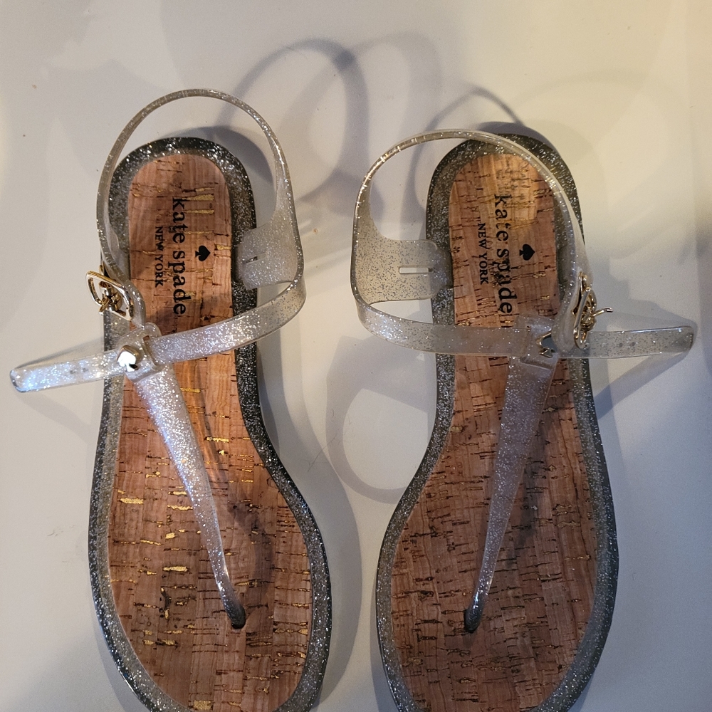 Kate Spade Sparkly Toe Sandals